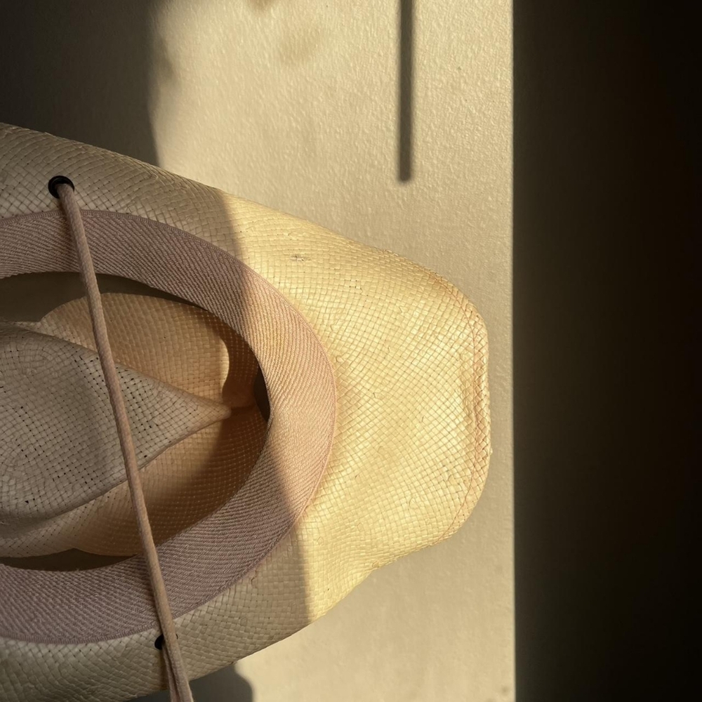 Country Road Women's Cream and Pink Hat - Picture 2 of 3